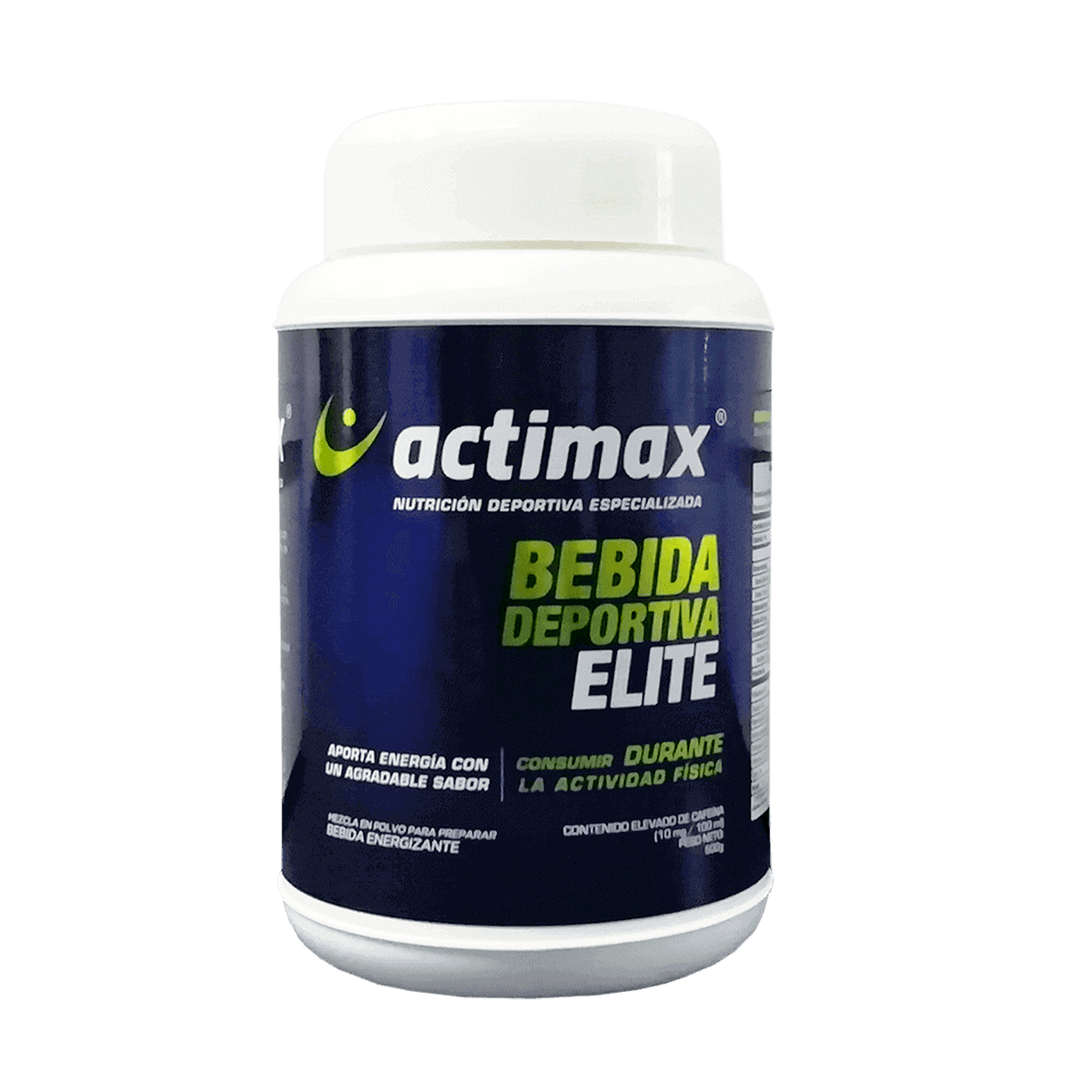 Tarro Bebida Deportiva Élite 500 gr con cafeína