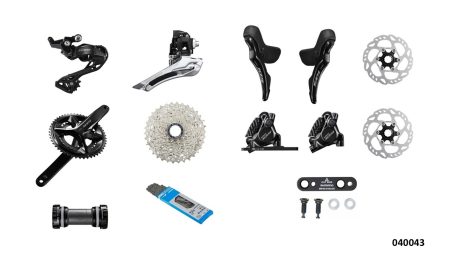GRUPO SHIMANO RUTA 105 R7120 DISCO 52-36T 11-34T 12VEL