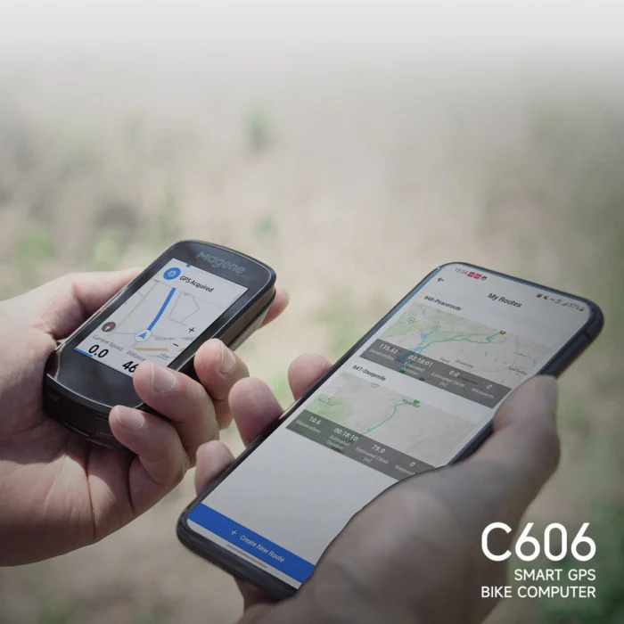 Ciclocomputador GPS Magene GPS C606 Smart SOLO - Image 3