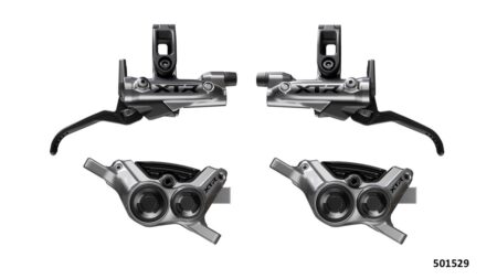 JUEGO DE FRENOS MTB DISCO HIDRAULICOS BL/BR-M9220 XTR 4 PISTONES