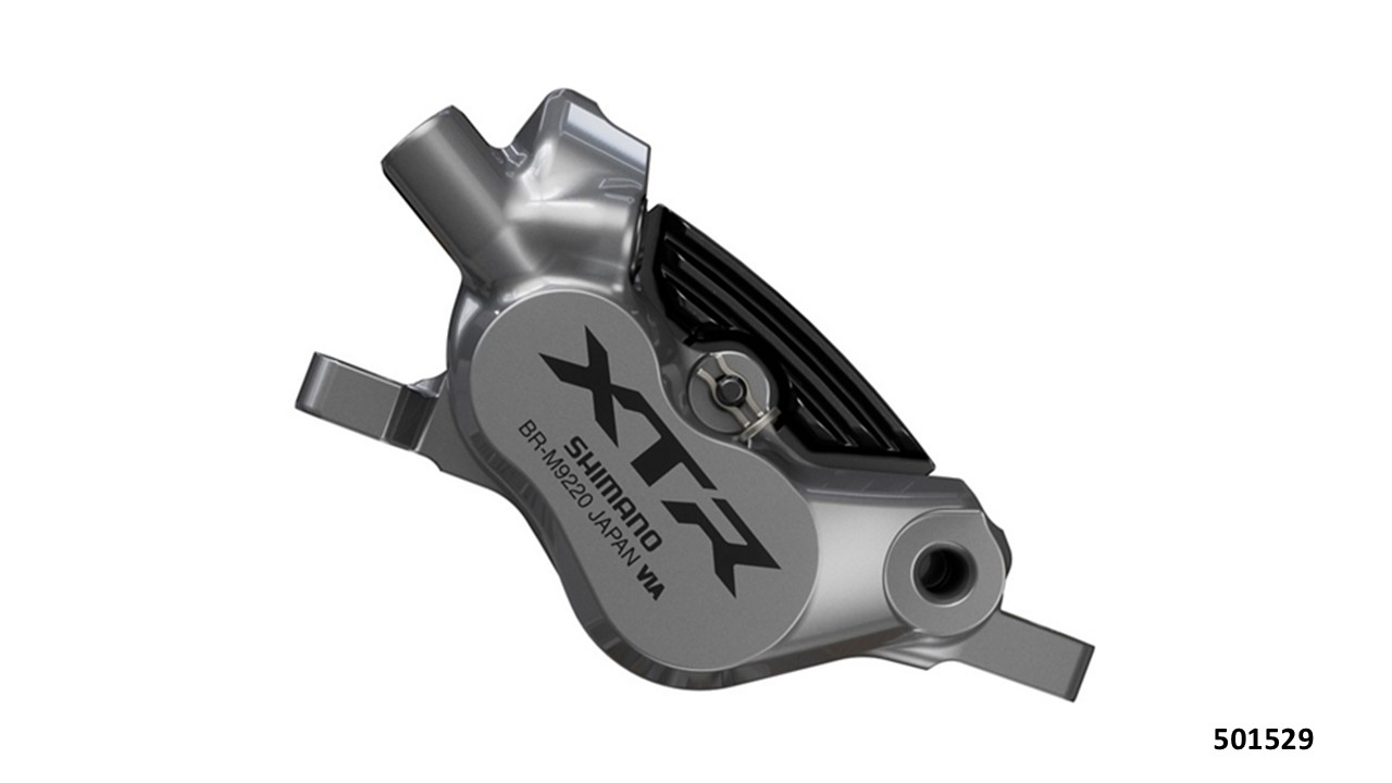 JUEGO DE FRENOS MTB DISCO HIDRAULICOS BL/BR-M9220 XTR 4 PISTONES - Image 4