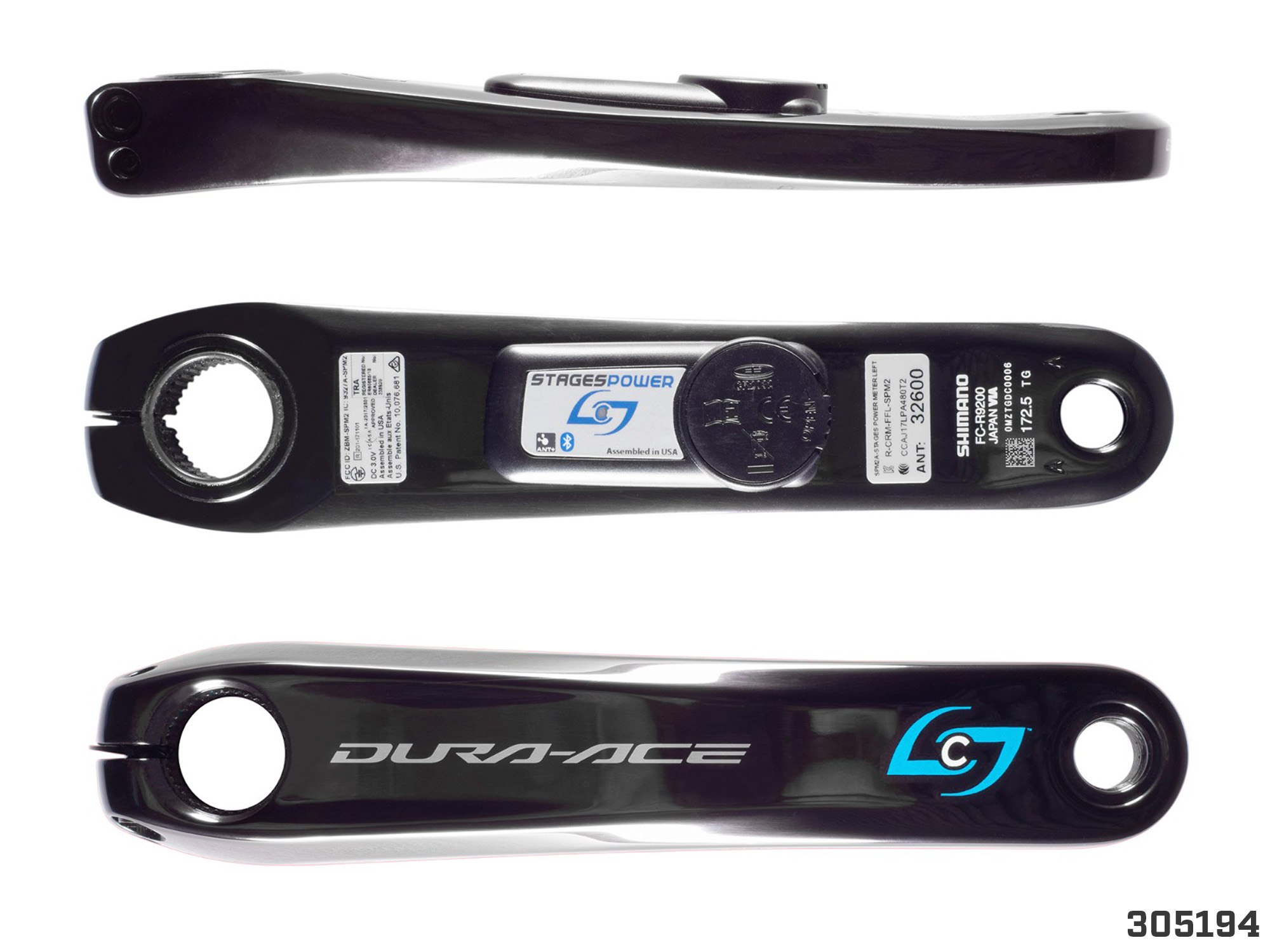 Biela Izquierda Dura ace R9200 c/sensor de potencia Stage