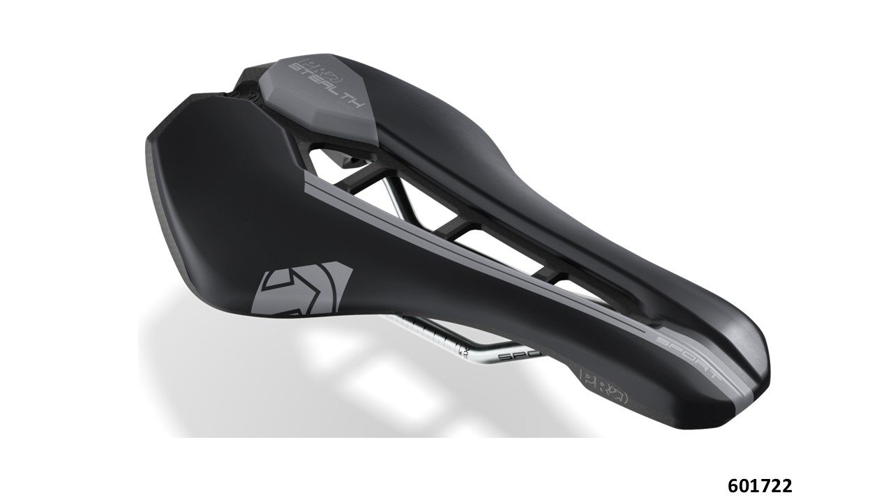 SILLIN RUTA/MTB STEALTH SPORT CON BASE CARBONO Y RIELES CRMO PRO